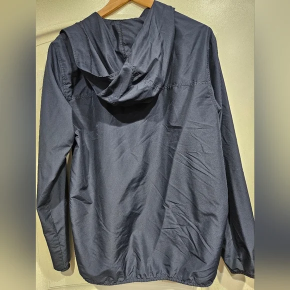 Men's Herschel Voyage Wind Breaker Navy Blue Jacket. Size Medium. - Picture 9 of 10